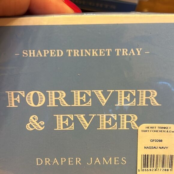 Draper James Forever Ever Trinket Tray Magnolia White Multi Ceramic NWT Ipsy bag - Picture 4 of 5